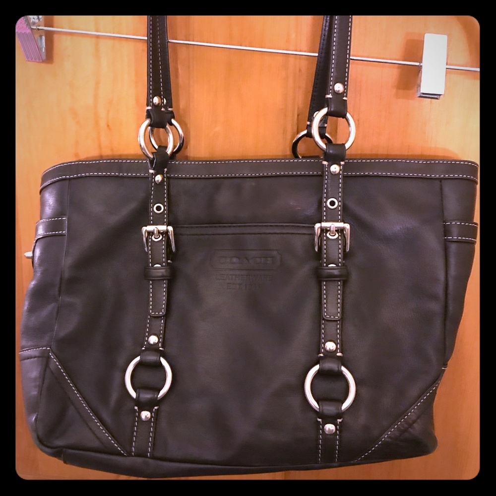 Black coach bag